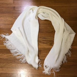 White scarf